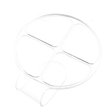 Makeup Mixing Palette Clear Acrylic with Thumb Hole for Foundation and Lipstick Blending