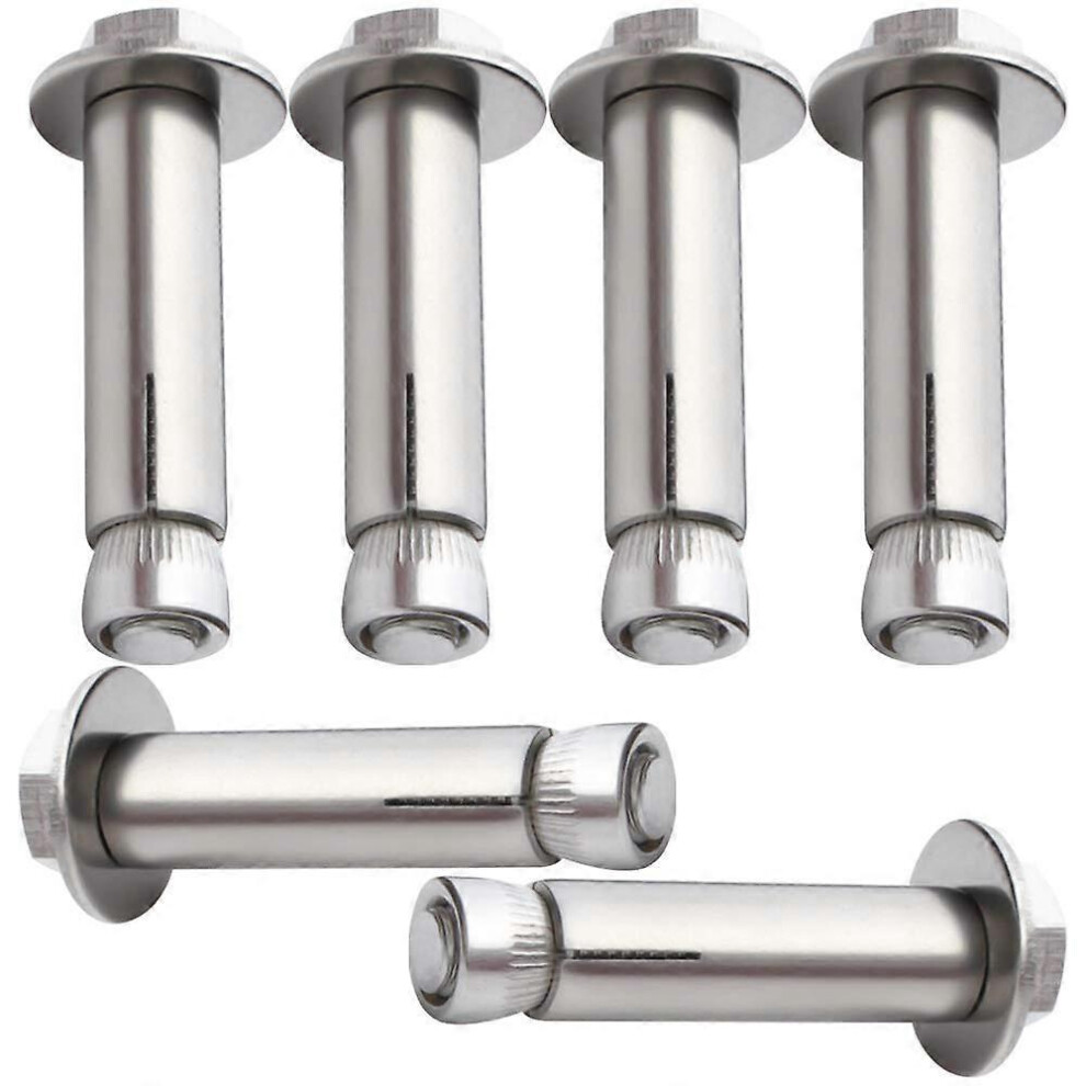 Anchor Bolts,Stainless Steel Expansion Sleeve Anchor Screw Bolts, 304 Steel Stainless Sleeve External Hex Nut Expansion Screw Bolts 8472608820182