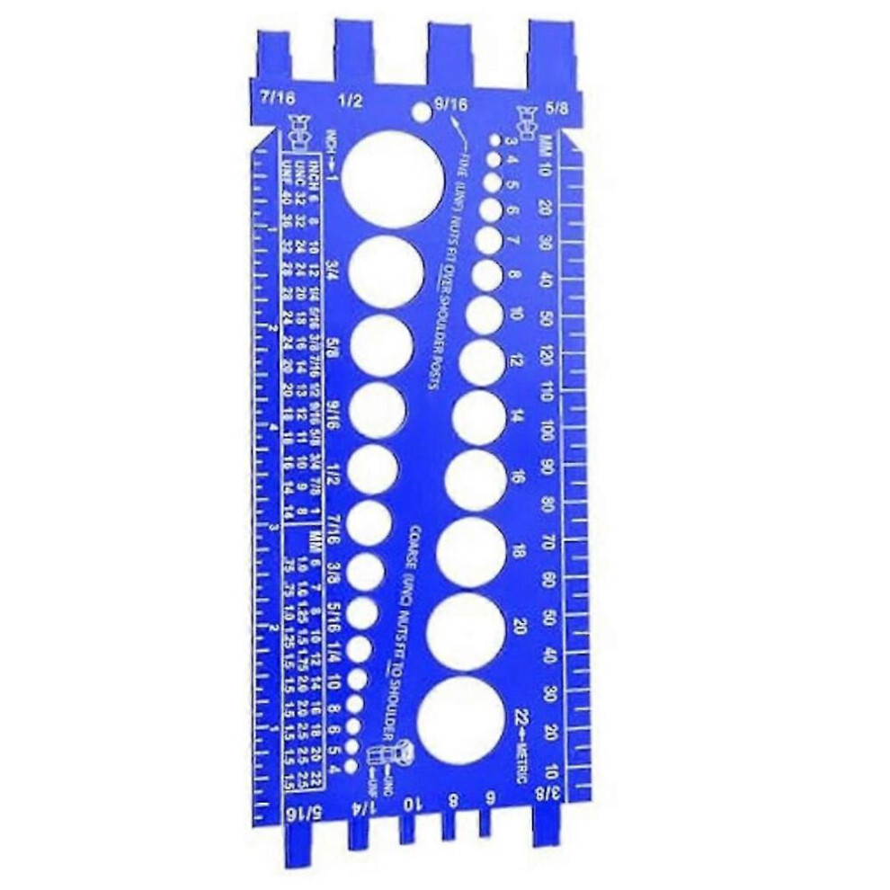 Nut Bolt Thread Gauge Checker Bolt Size And Thread Gauge Bolt Nut Thread Measure Gauge Bolt And Nut 8472608820229