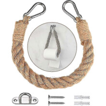 Porte-serviettes en corde de chanvre, porte-papier toilette élégant en corde