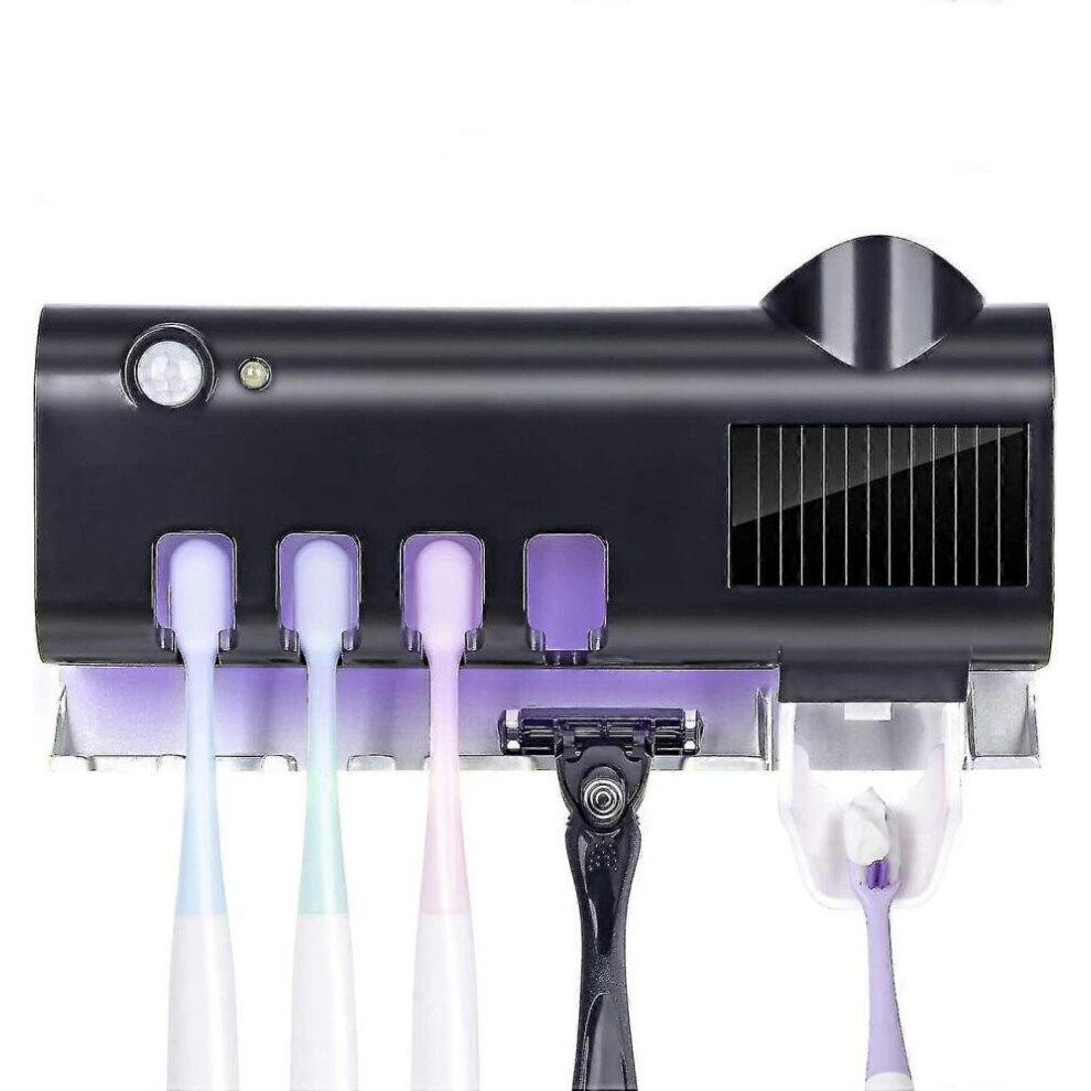 Light Toothbrush Sterilizer, Uv Toothbrush Sanitizer And Holder With Led Uv Sterilization Function