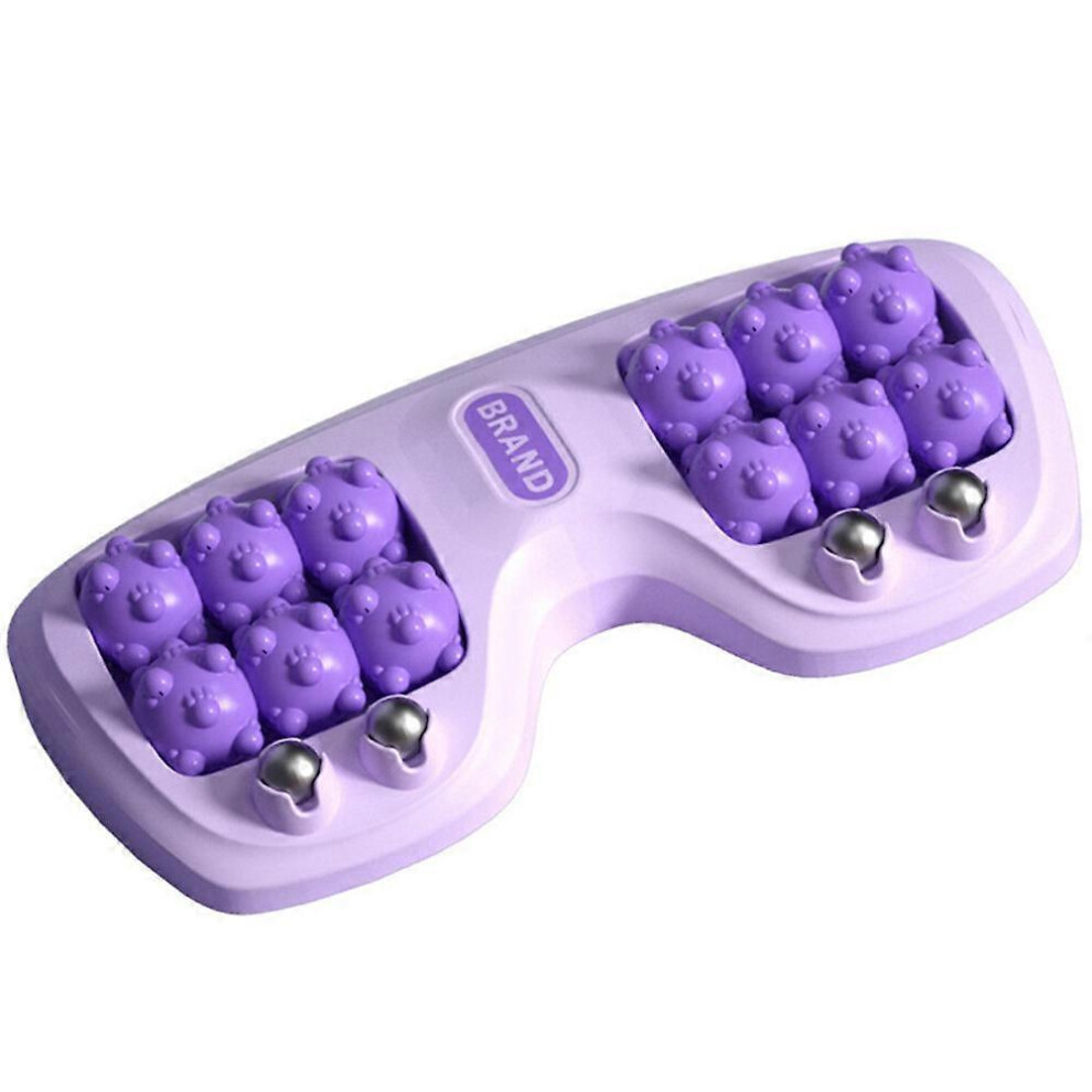 Foot Massager Roller for Plantar Fasciitis Relief - Dual Acupressure Therapy for Pain Relief, Stress Reduction, and Improved Circulation