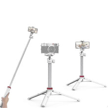 Ulanzi MT-44 Extendable Mini Tripod Stand Flexible Portable Selfie Stick with 360 Rotatable Ball Head Quick Release Plate Phone Clip Max. Lo