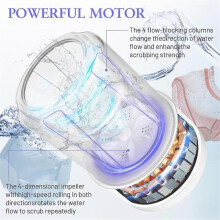 Underwear Washing Machine Rechargeable Washing Machine 3000 MAh
