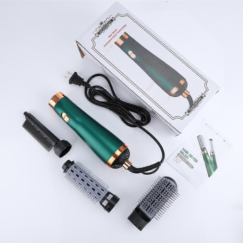 3 IN 1 Hair Dryer Hot Air Brush 1200w Hair Curler Straightener Comb Curls One Step Hair Styling Tools Electric Ion Dryer Brush