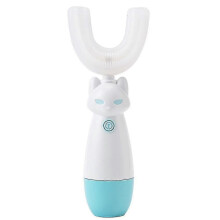 Kids Electric Toothbrush, U-shaped Toothbrush Waterproof Ultrasonic 360 Cleaning Automatic Toddler Toothbrush 3-7 Years Old Boys Girls