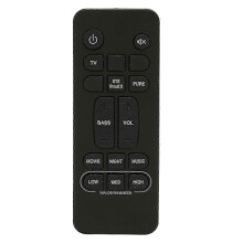 Controle remoto para soundbar alimentado por bateria, compatível com caixas de som Philips.