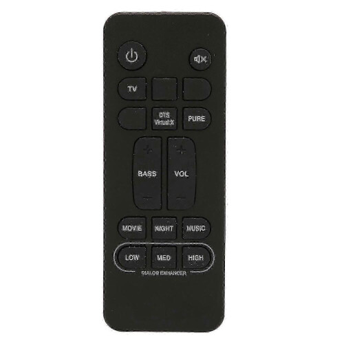 Τηλεχειριστήριο Soundbar με μπαταρία Συμβατό με τηλεχειριστήριο ήχου Συμβατό με
