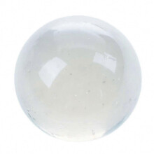 Transparent Glass Marbles Set - 16mm Knicker Balls, Clear Polished Glass, 10 Pieces - Ideal for Home Decoration, Vase Fillers & Traditio