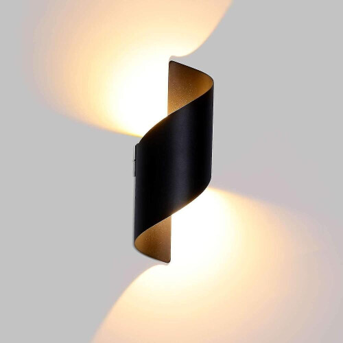10W Εξωτερική Απλίκα Τοίχου LED Αδιάβροχη IP66 Μοντέρνα Αλουμινένια Φωτιστική Λάμπ 1
