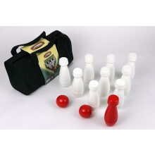 Juego de bolos de madera para jardín tradicional de 13 piezas de calidad