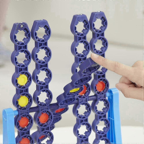 Connect 4 Spin Game Set Traditional Family Fun Board Game Strategy Toys ... - Family Fun Board Game Gift Set