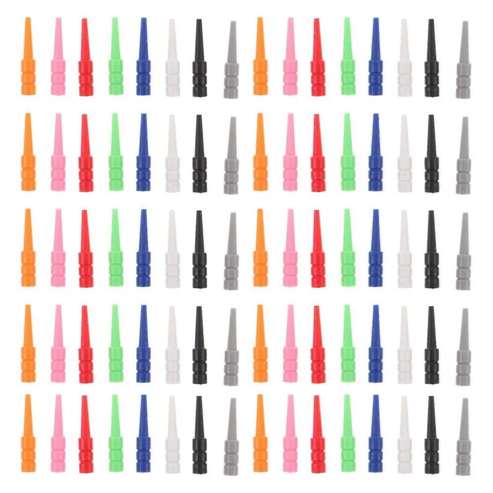 80pcs Cribbage Pegs: Plastic Board Pegs Game Pins for Traditional Cribbage Boards - Tapered Game Pins Replacement Accessories - Fit 1/8 Hole