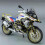 1/9 R1250 GS ADV Μοτοσικλέτα αγώνων από κράμα αλουμινίου Diecast Προσομοίωση μοντέλου μο 3