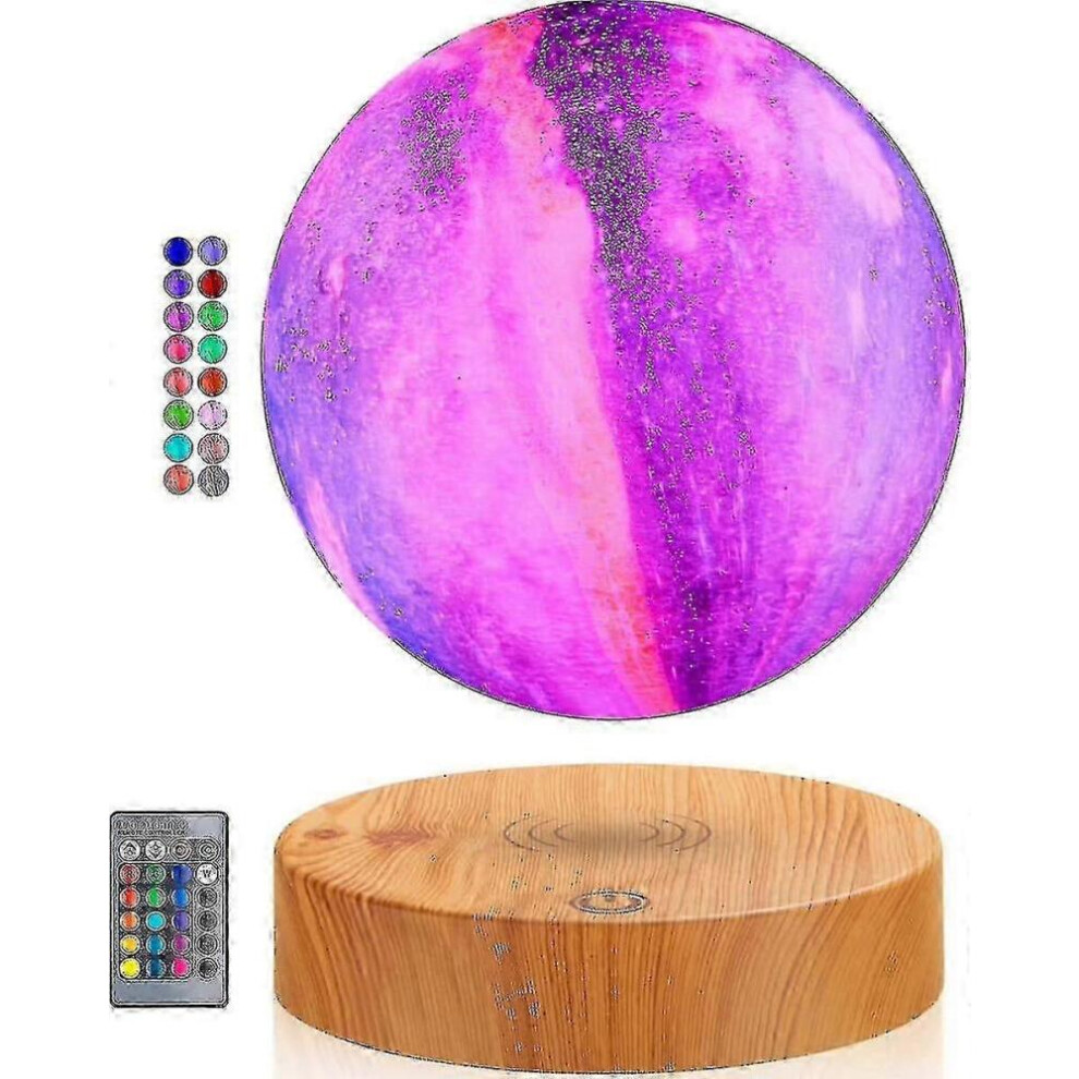 Floating Moon Lamp Floating 3d Moonlight Spinning Led Moon Magnetic Levitation Night Lights For Room Office Decoration Cool Gifts