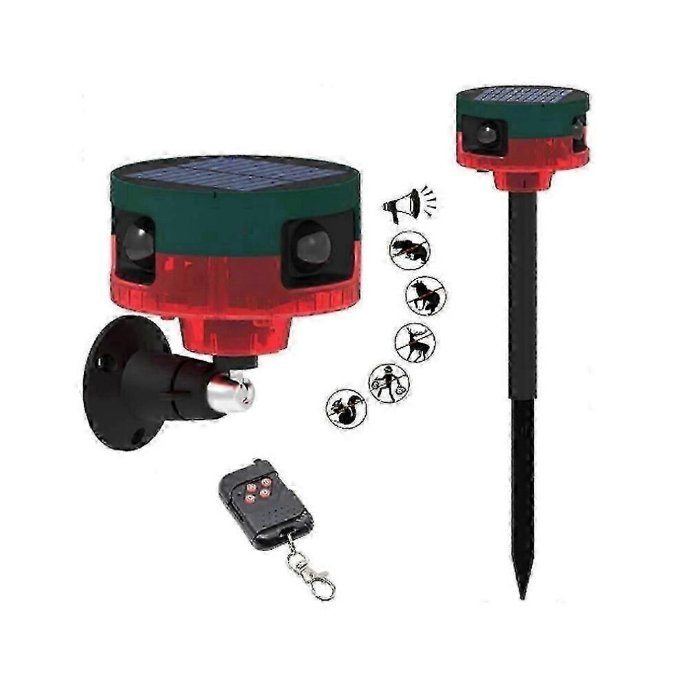 Barking Dog Alarm, 129Db Barking Dog Motion Sensor, Outdoor Motion Alarm With Wireless Remote Control, 13 Kinds Of Sound Loud Noise Maker 8472608827174