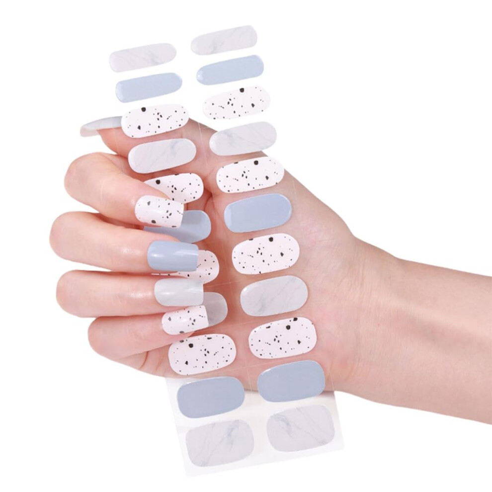 French Style Gel Nail Wraps Bsa0090 with SalonQuality Finish, LongLasting Easy Application