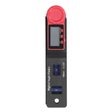 YUMILI Digital LCD Protractor, 2 in 1 Mini Digital Protractor Ruler Protractor Blue Bubbles LCD Digital Display Vernier Caliper for Woodwork