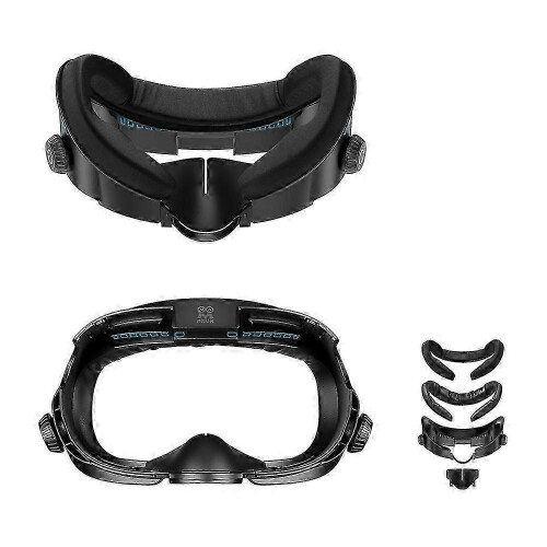 AMVR FC4A Συμβατό με Meta Quest 3 Μάσκα προσώπου PU δέρμα + Ice Silk Ανταλλακτικό κάλυμμα προ 1