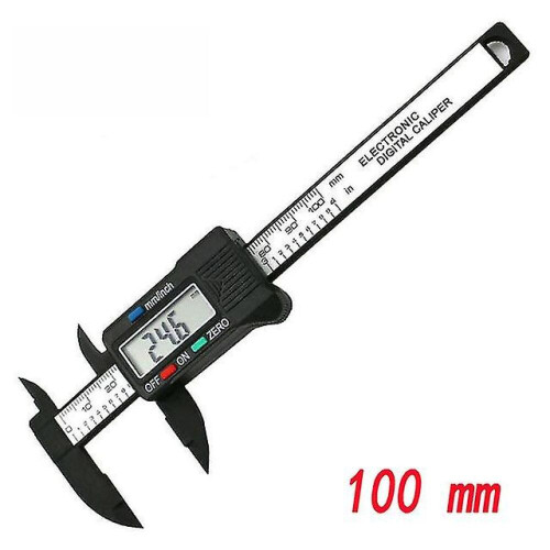 Oauee 100mm 150mm Ηλεκτρονικό Ψηφιακό Δαγκάνα με Δείκτη από Ινές Άνθρακα, Δαγκάνα Vernier