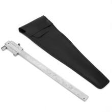 Qukaim Portable Vernier Caliper Portable Stainl Steel Vernier Caliper, 0-200mm Caliper Ruler with Scriber, Copper Vernier Caliper for Precis