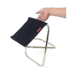 Tabouret pliant ultra-léger en alliage d'aluminium, chaise de pêche ultra-légère, doré