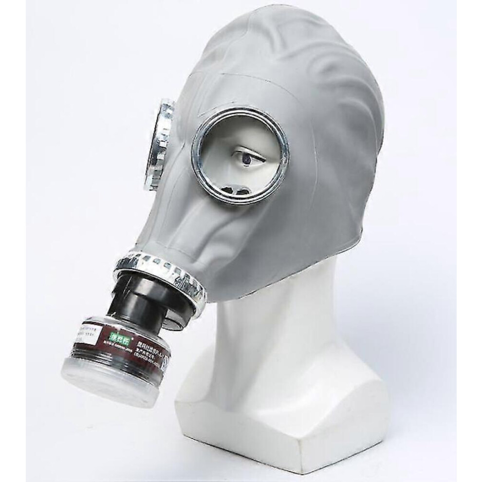 Gp-5 Grey Rubber Respirator Gas Face Mask Filter Chemical Dustproof Safety-Good 8472608828720