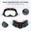 AMVR FC4A Συμβατό με Meta Quest 3 Μάσκα προσώπου PU δέρμα + Ice Silk Ανταλλακτικό κάλυμμα προ 4