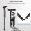 Μπαστούνι, Ρυθμιζόμενο πτυσσόμενο μπαστούνι με φως LED, Ραδιόφωνο-ξυπνητήρι, Φ 4