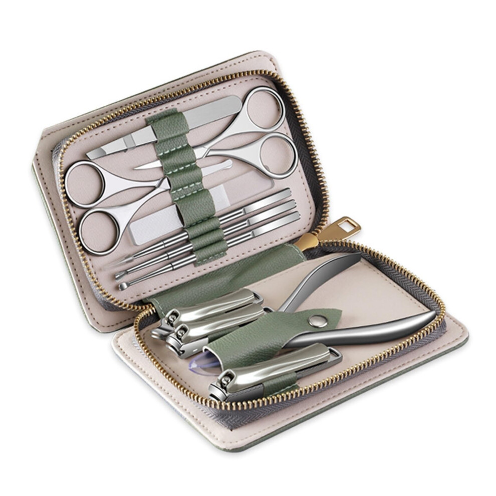 Professional Stainless Steel Nail Clippers Set with Ergonomic Curve for Fingernails and Toenails