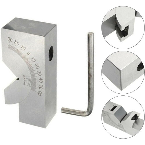 Milling Machine Accessory Adjustable Angle Gauge Precision Grinding 090 Degree Stainless Steel 2