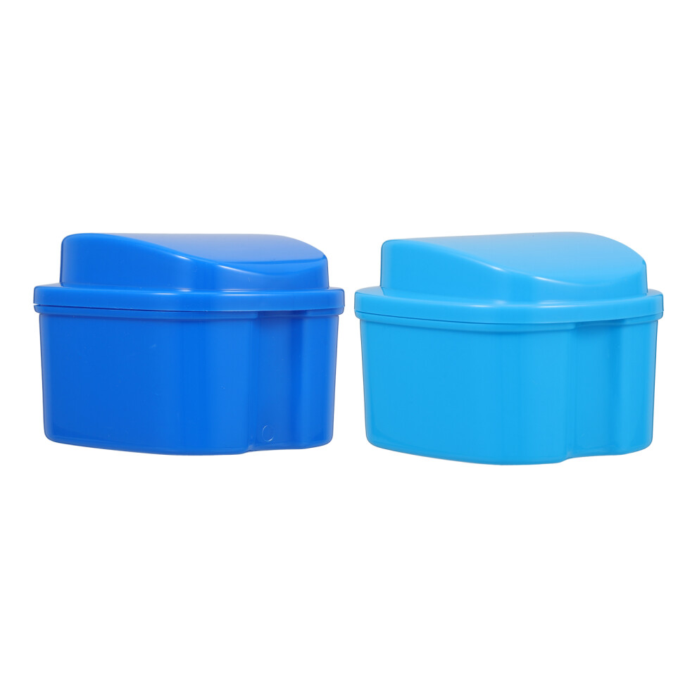 Vaguelly 5Pcs Lightweight Pp False Teeth Organizer With Odor Filter Travel Case