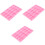 3Pcs Pink Mini Brick Mold for DIY Sand Table Landscape Accessories 5
