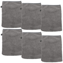 30Pcs Portable Grey Makeup Remover Gloves Microfiber Facial Cleaning