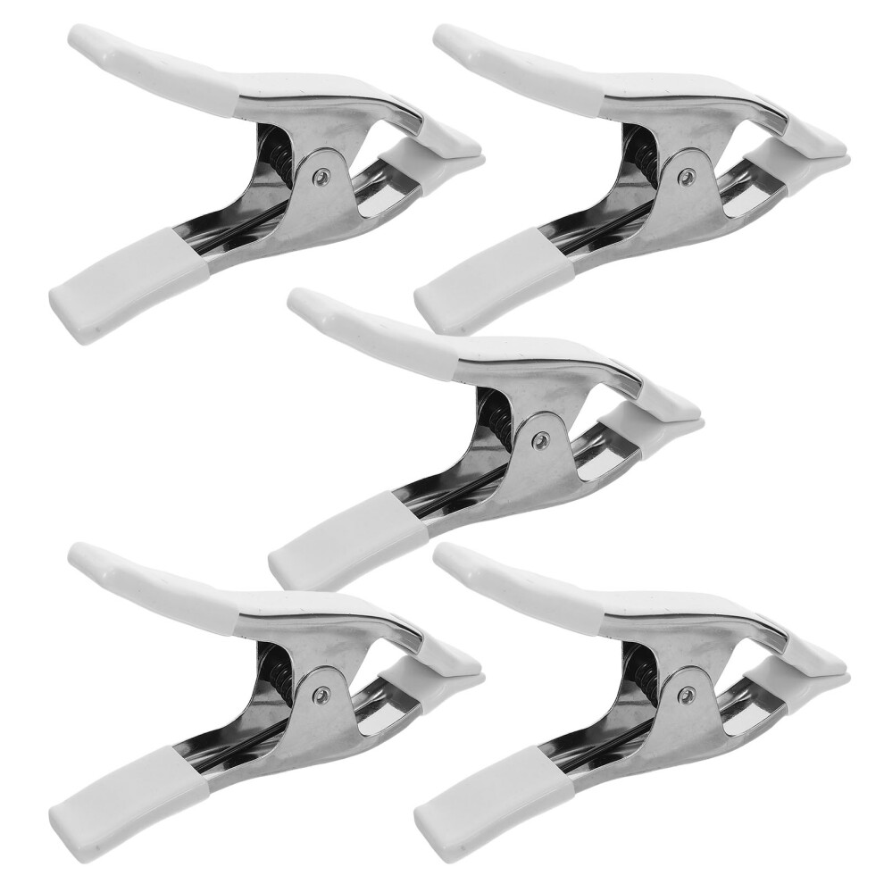 20Pcs Heavy Duty Metal Clamps For Backdrop Photography Support White 3613454224839