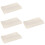 4Pcs Cotton Bread Cloths for Kitchen Dough Baking Beige Design 9