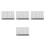 240Pcs Silver Metal Shutter Louvers Repair Kit Easy Installation 6