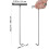3Pcs Stainless Steel Manhole Cover Hooks Heavy-Duty T Shape Pull Tool 2