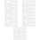200Pcs White Vertical Blind Repair Tabs and Stems for Curtains 7