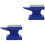 2Pcs Heavy-Duty Blue Iron Horn DIY Hand-Knock Beating Tool 3