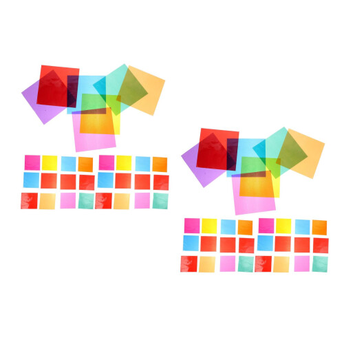 224Pcs Multi Colored Cellophane Wraps for Crafting and Decorative Use 2