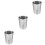 3Pcs Silver Candle Making Melting Pot Durable Aluminum Wax Container 5