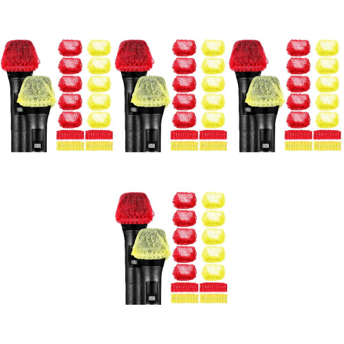 400Pcs Mic Cover Disposable Windproof Odorless Microphone Protection 2