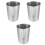 3Pcs Silver Candle Making Melting Pot Durable Aluminum Wax Container 3