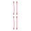 2Pairs Red Crossbody Bag Strap Thickened Replacement Handles 7