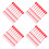 4000Pcs Dark Red Fire Extinguisher Lock Pin Seals Plastic Tamper Locks 4