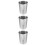 3Pcs Silver Candle Making Melting Pot Durable Aluminum Wax Container 8
