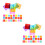 224Pcs Multi Colored Cellophane Wraps for Crafting and Decorative Use 9