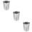 3Pcs Silver Candle Making Melting Pot Durable Aluminum Wax Container 9
