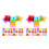 224Pcs Multi Colored Cellophane Wraps for Crafting and Decorative Use 6